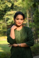 Chanderi Silk Chikankari Kurta - Image 4