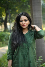 Chanderi Silk Chikankari Kurta - Image 2