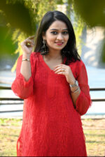 Resham Work Chikankari Kurta-Georgette Fabric - Image 2