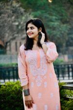 Modal Cotton Chikankari Kurta - Image 9