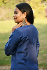 Ghass Patti Work Chikankari Kurta-Muslin Fabric - Image 15