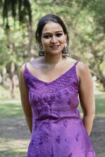 Ghasspatti Chikankari Noodle Strap Kurta-Muslin Fabric - Image 3