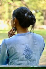 Heavy Ghasspatti Work Chikankari Kurta-Muslin Fabric - Image 11