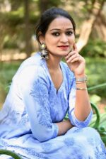 Heavy Ghasspatti Work Chikankari Kurta-Muslin Fabric - Image 3