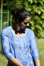 Heavy Ghasspatti Work Chikankari Kurta-Muslin Fabric - Image 6